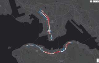 mapping data from bicycle-mounted sensors in Hong Kong